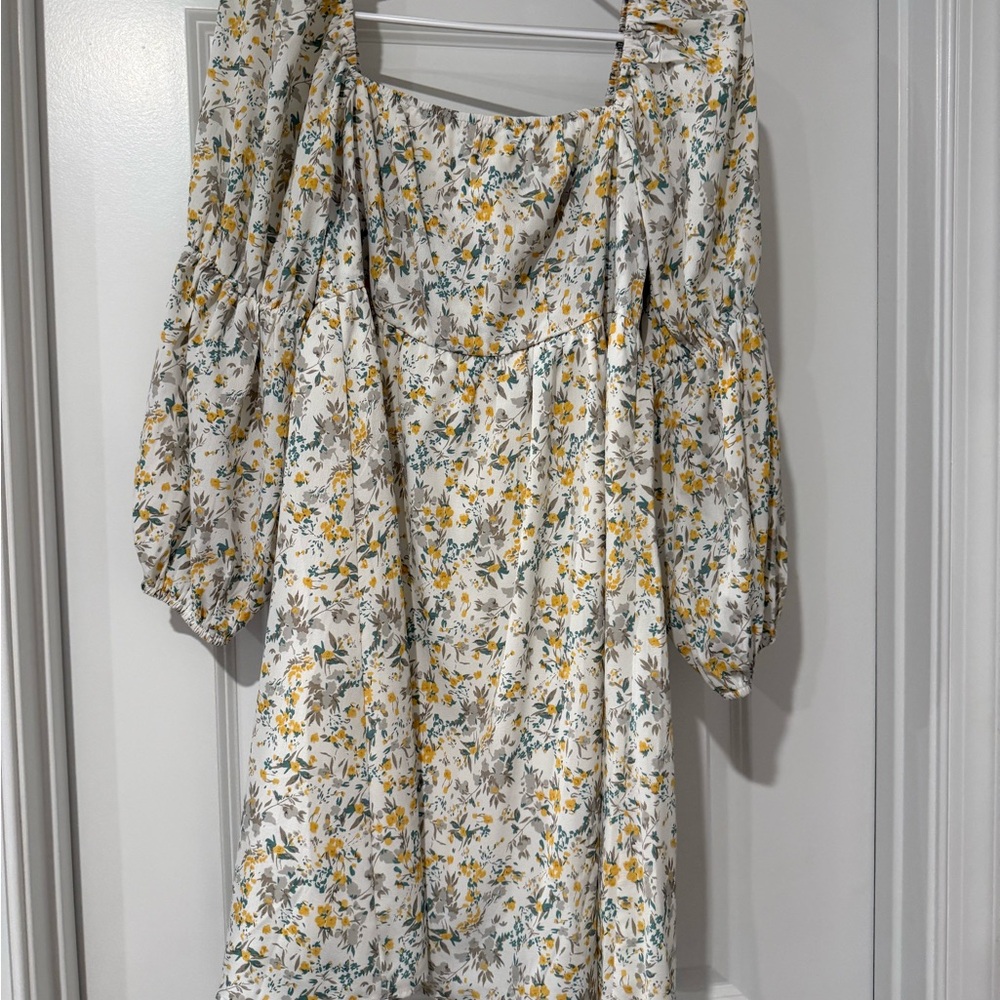 Floral Print Women's Dress